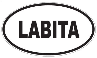 LABITA - Oval Sticker
