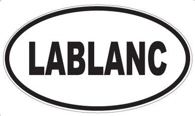 LABLANC - Oval Magnet