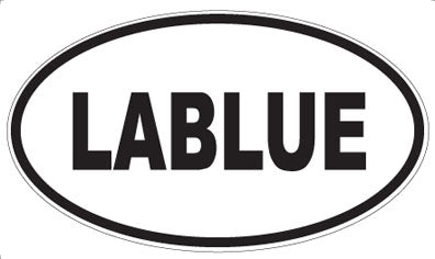 LABLUE - Oval Magnet