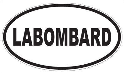 LABOMBARD - Oval Sticker