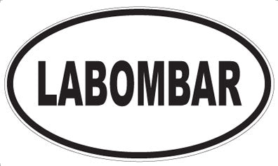 LABOMBAR - Oval Magnet