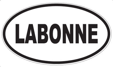 LABONNE - Oval Sticker