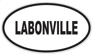 LABONVILLE - Oval Sticker