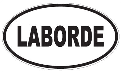 LABORDE - Oval Magnet