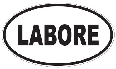 LABORE - Oval Sticker