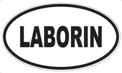 LABORIN - Oval Sticker