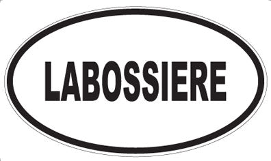 LABOSSIERE - Oval Magnet