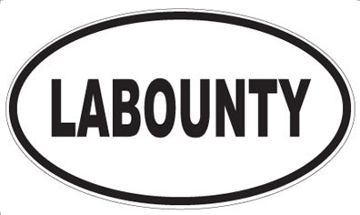 LABOUNTY - Oval Magnet