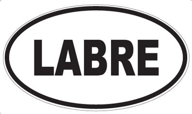 LABRE - Oval Magnet