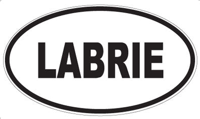 LABRIE - Oval Sticker