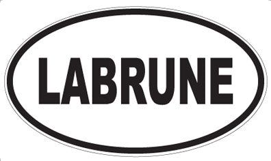 LABRUNE - Oval Magnet