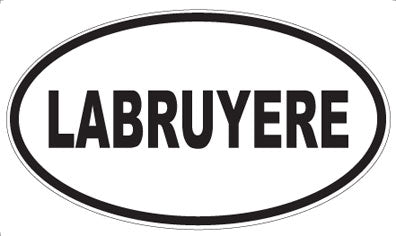 LABRUYERE - Oval Magnet