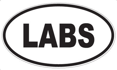 LABS - Oval Sticker