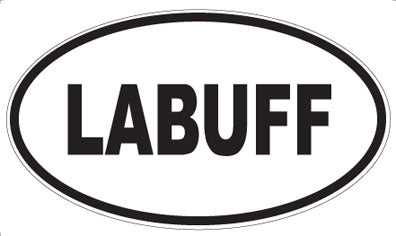 LABUFF - Oval Sticker