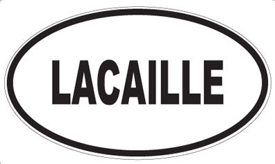 LACAILLE - Oval Sticker