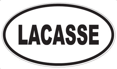 LACASSE - Oval Sticker
