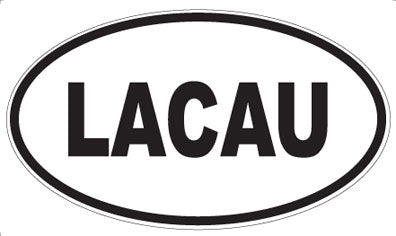 LACAU - Oval Sticker