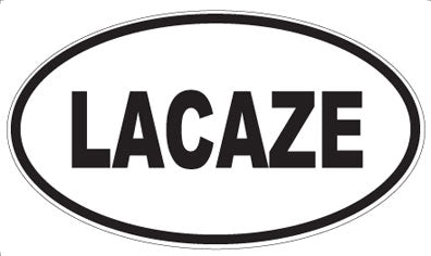 LACAZE - Oval Sticker