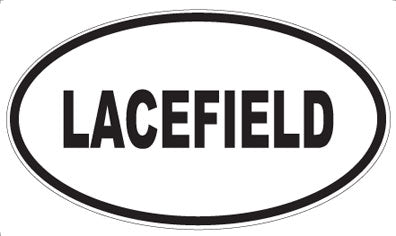 LACEFIELD - Oval Sticker