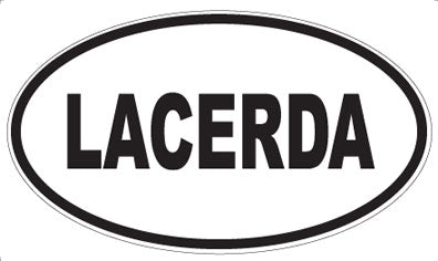 LACERDA - Oval Magnet