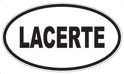 LACERTE - Oval Sticker