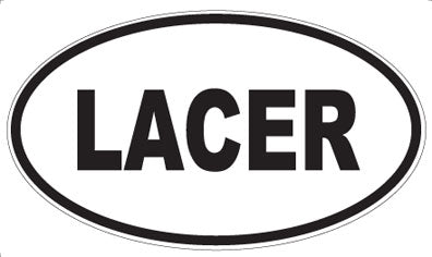LACER - Oval Magnet