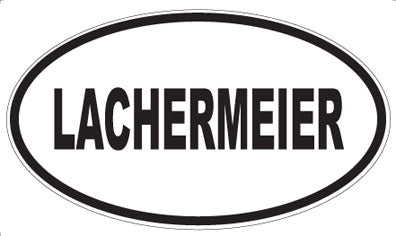 LACHERMEIER - Oval Magnet