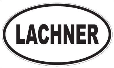 LACHNER - Oval Sticker