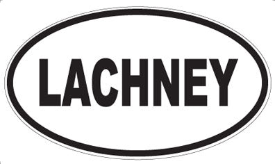 LACHNEY - Oval Sticker