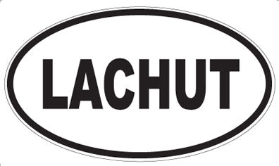 LACHUT - Oval Sticker