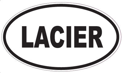 LACIER - Oval Sticker