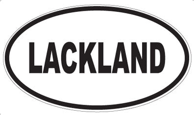 LACKLAND - Oval Magnet