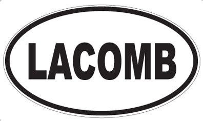 LACOMB - Oval Sticker