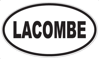 LACOMBE - Oval Sticker
