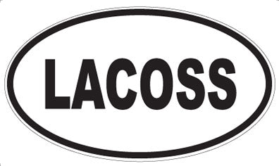LACOSS - Oval Sticker