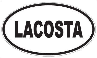 LACOSTA - Oval Magnet