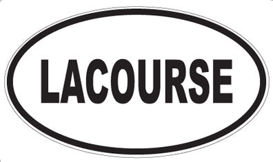 LACOURSE - Oval Sticker