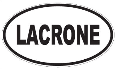 LACRONE - Oval Sticker