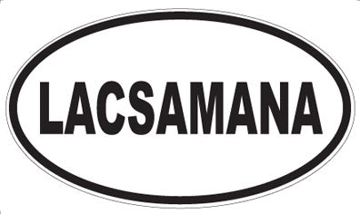 LACSAMANA - Oval Magnet