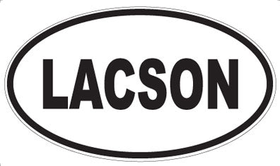LACSON - Oval Sticker