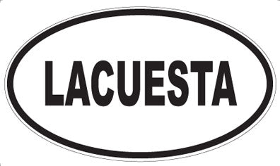 LACUESTA - Oval Sticker