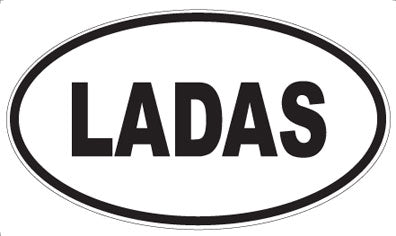 LADAS - Oval Magnet