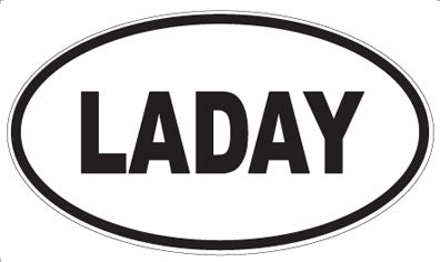 LADAY - Oval Sticker