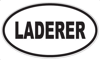 LADERER - Oval Magnet