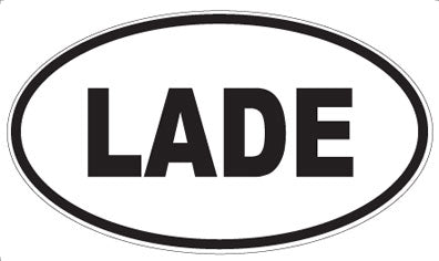 LADE - Oval Magnet