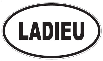 LADIEU - Oval Magnet