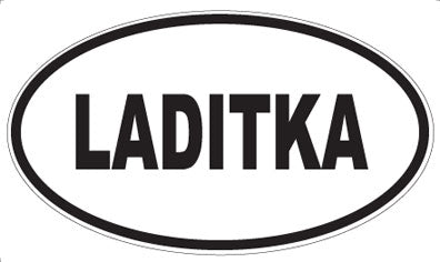LADITKA - Oval Sticker