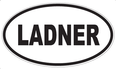 LADNER - Oval Magnet
