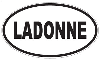 LADONNE - Oval Sticker