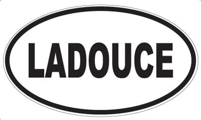 LADOUCE - Oval Sticker